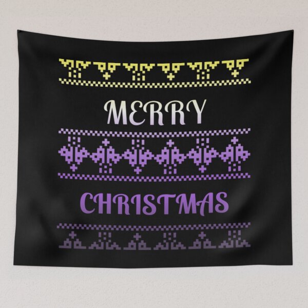 Item preview, Nonbinary Pride Flag, Merry Christmas Jumper Graphic, Jumper design Graphic , Christmas t-shirts, Funny Xmas t-shirts, Xmas Jumper day,  designed and sold by PrideBeProud.