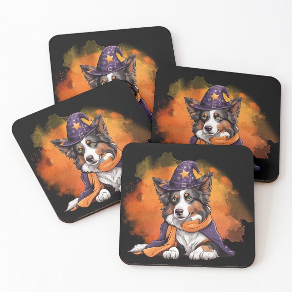 Item preview, Australian Shepherd Halloween Wizard Dog – Adorable Australian Shepherd in Wizard Costume for Halloween designed and sold by GoodyPaws.