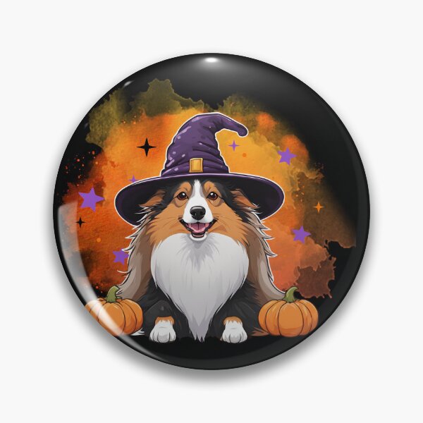 Item preview, Shetland Sheepdog Halloween Wizard Dog – Charming Shetland Sheepdog in Wizard Costume for Halloween designed and sold by GoodyPaws.