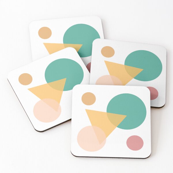 Item preview, Modern Abstract Geometric Pastel Colors designed and sold by ozdilh.