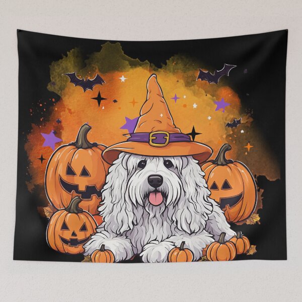 Item preview, Komondor Halloween Wizard Dog – Majestic Komondor in Wizard Costume for Halloween designed and sold by GoodyPaws.