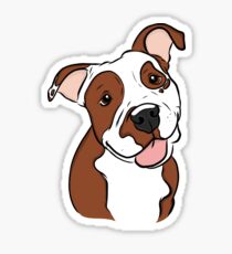 Happy Lil' Pit Bull Sticker
