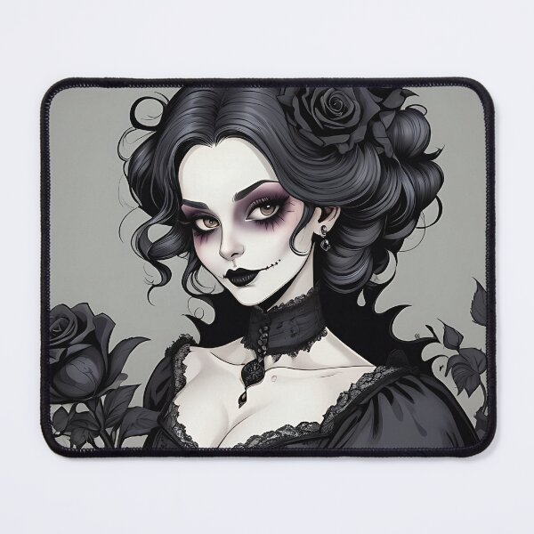 Item preview, Beautiful and Spooky Dark Goth Lady designed and sold by MadnessEnvelope.