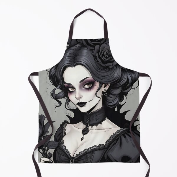 Item preview, Beautiful and Spooky Dark Goth Lady designed and sold by MadnessEnvelope.