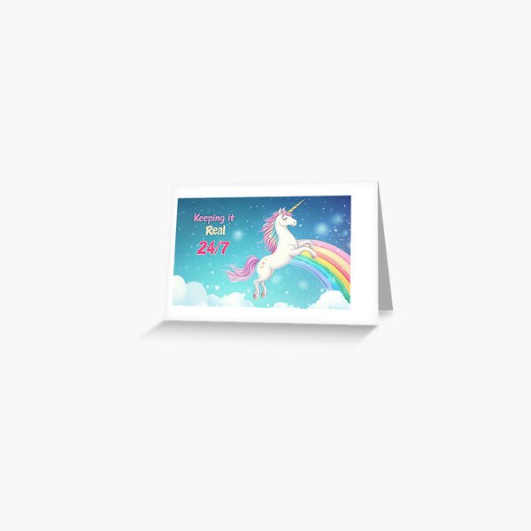 Artikel-Vorschau von A unicorn jumping the clouds, designt und verkauft von Nobody88.