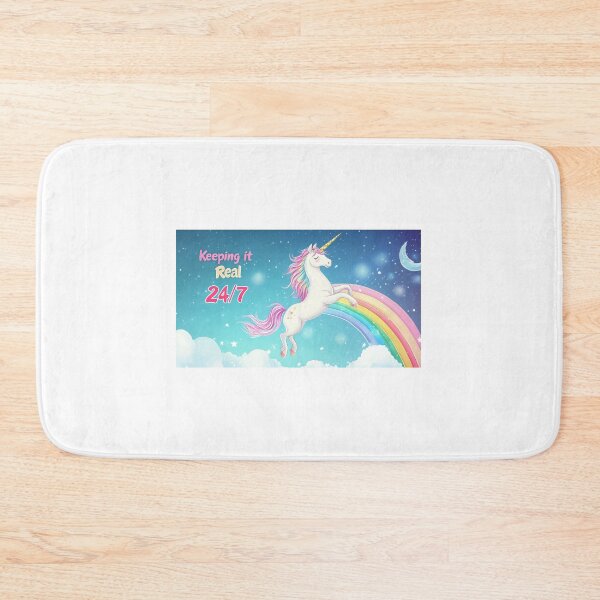 Item preview, a Unicorn jumping to the stars designed and sold by Nobody88.