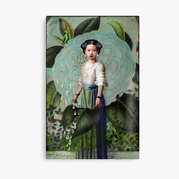 Morning Dew Girl Canvas Print