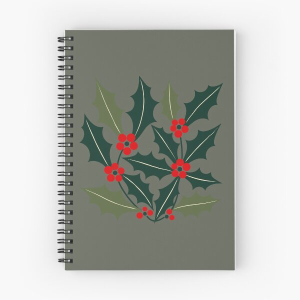 Item preview, Holly Berry Leaves Mid Century Modern Style designed and sold by taiche.