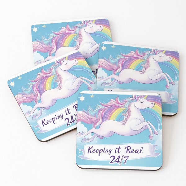 Item preview, a Unicorn jumping to the stars designed and sold by Nobody88.