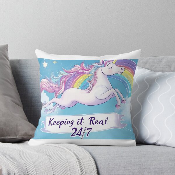 Item preview, a Unicorn jumping to the stars designed and sold by Nobody88.
