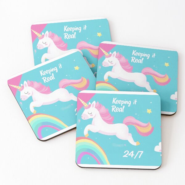 Item preview, a Unicorn jumping to the stars designed and sold by Nobody88.