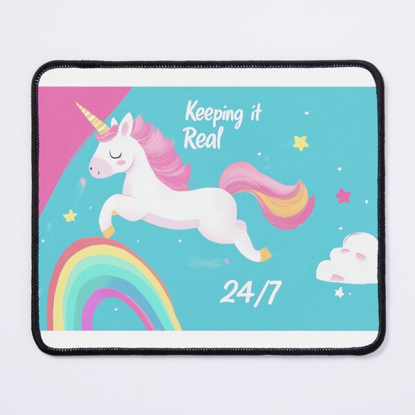 Item preview, a Unicorn jumping to the stars designed and sold by Nobody88.