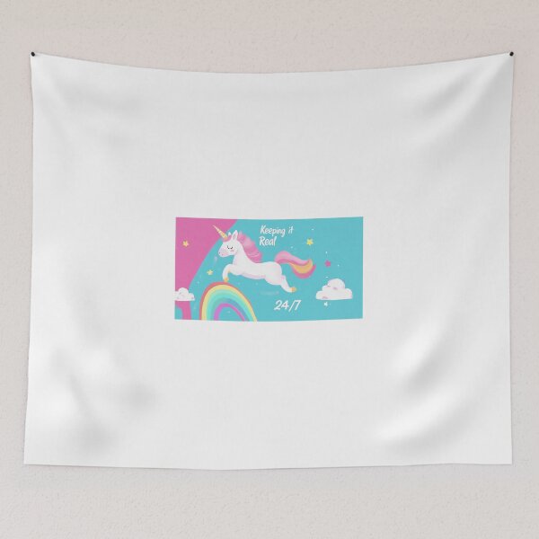 Item preview, a Unicorn jumping to the stars designed and sold by Nobody88.