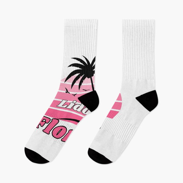 Item preview, Retro Cool Lido Key Beach Sarasota Florida Palm Tree at Sunset Souvenirs designed and sold by karmdaf.