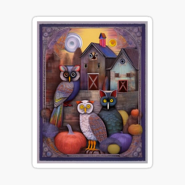 Item preview, Three Owls designed and sold by Blue Horse Photo Magic.