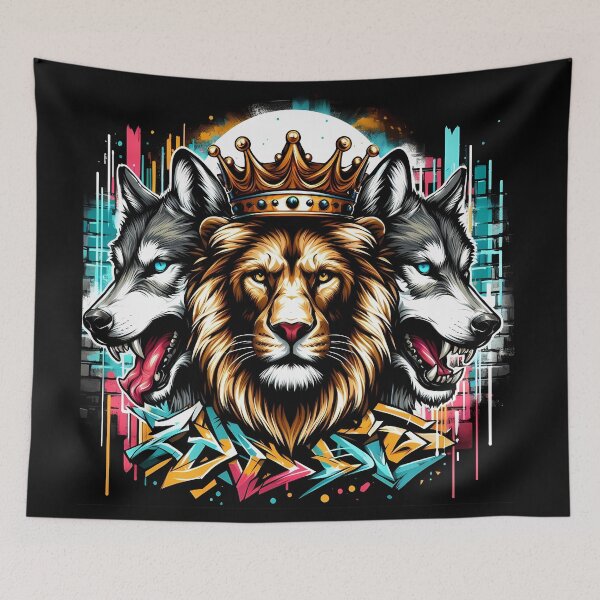 Item preview, Royal Lion and Wolves designed and sold by JavisSRDesign.