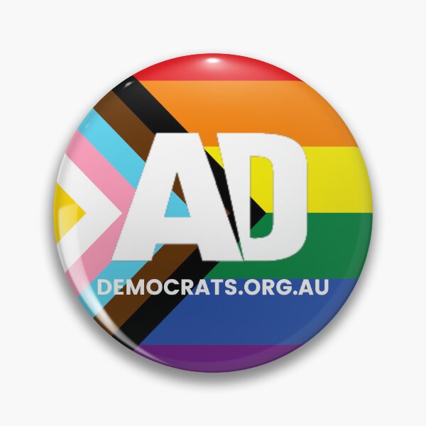 Item preview, AD Pride with URL designed and sold by Australian Democrats.