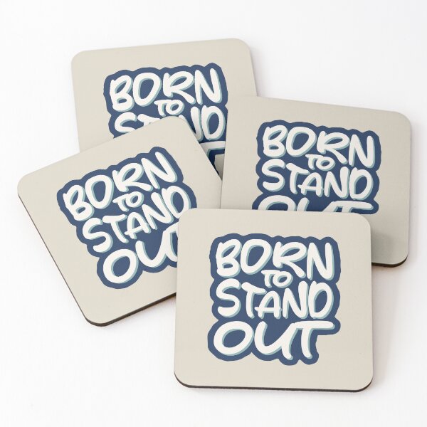 Item preview, Stand Out with 'Born to Stand Out' Typography designed and sold by trepiu.