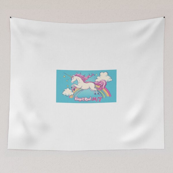 Item preview, a Unicorn keeping it Real!  designed and sold by Nobody88.