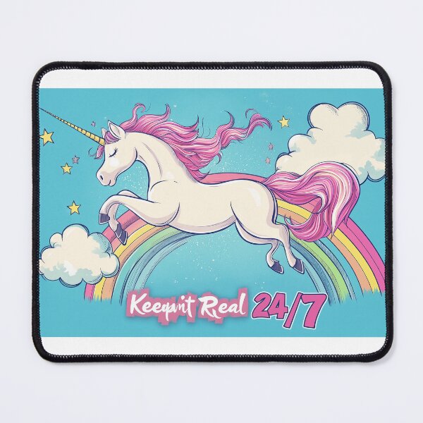 Item preview, a Unicorn keeping it Real!  designed and sold by Nobody88.