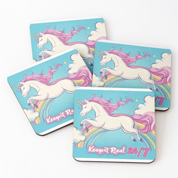 Item preview, a Unicorn keeping it Real!  designed and sold by Nobody88.