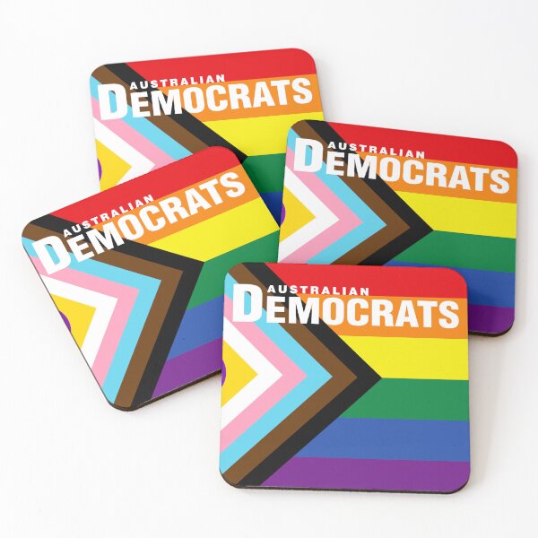 Item preview, AD Pride designed and sold by Australian Democrats.