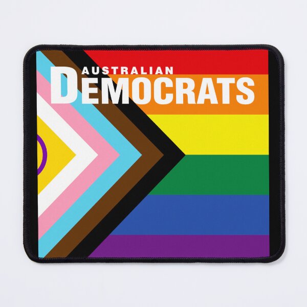 Item preview, AD Pride designed and sold by Australian Democrats.