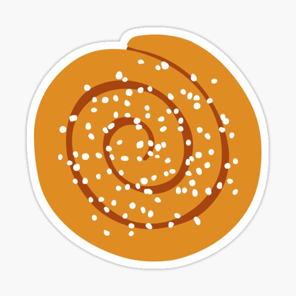 Swedish Cinnamon Roll Sticker