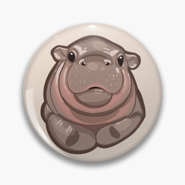 Item preview, Moo Deng - Pygmy Hippo designed and sold by Inkcauldron.