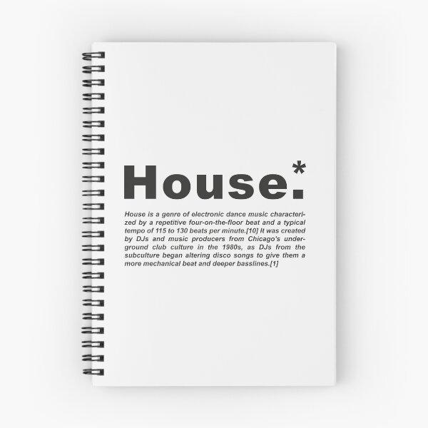 Item preview, House Music Definition – Featuring the Classic Wikipedia-Style Definition designed and sold by paulo silveira.