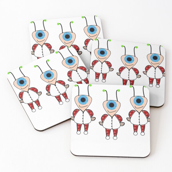 Item preview, Cartoon aliens one eye designed and sold by cteecreative.