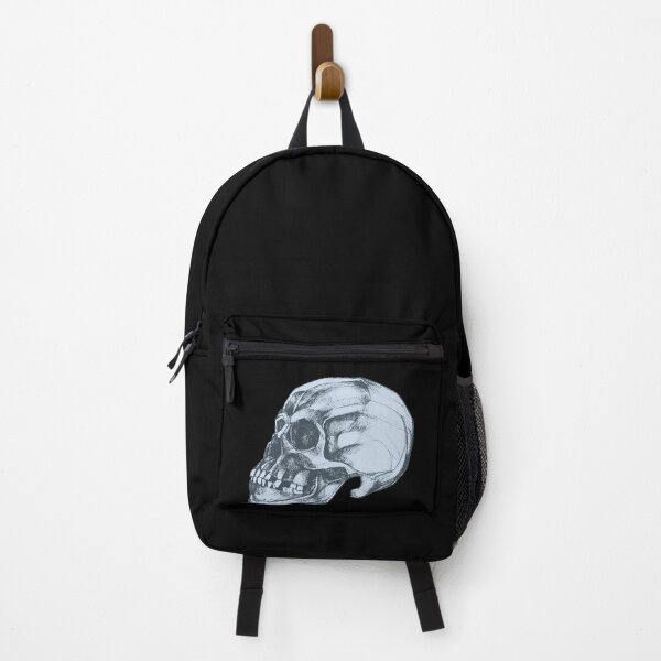 Item preview, Blue Human Skull Pen Drawing designed and sold by Restarter.