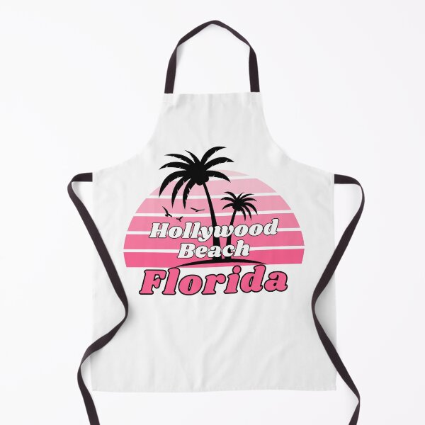 Item preview, Retro Cool Hollywood Beach Florida Palm Tree at Sunset Souvenirs designed and sold by karmdaf.