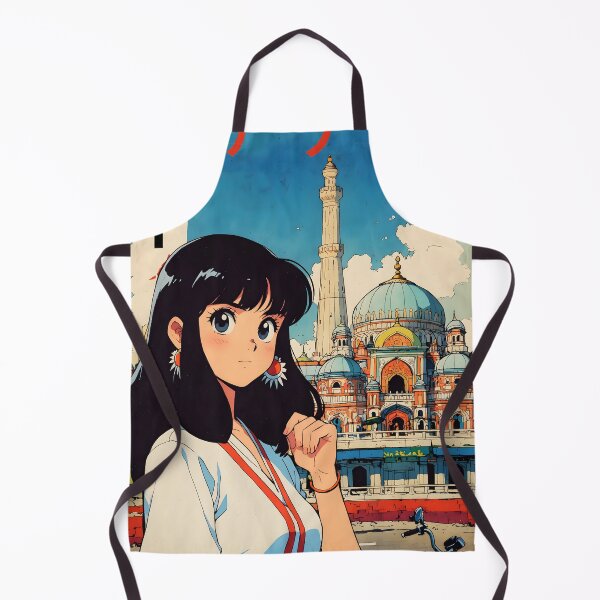 Item preview, Retro Anime Waifu Delhi India 80s Vintage Travel designed and sold by Retro-Anime9.
