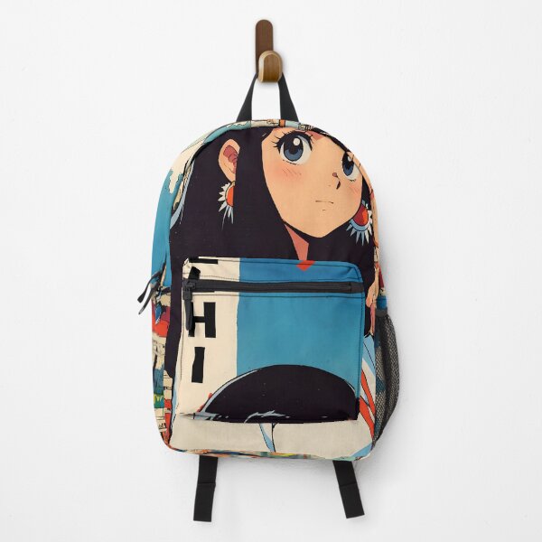 Item preview, Retro Anime Waifu Delhi India 80s Vintage Travel designed and sold by Retro-Anime9.