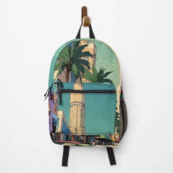 Item preview, Dubai United Arab Emirates Retro Anime Girl 80s Vintage Travel designed and sold by Retro-Anime9.