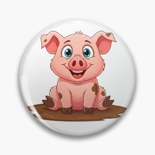 Item preview, Pig in the mud designed and sold by ŁUKASZ Myszka.
