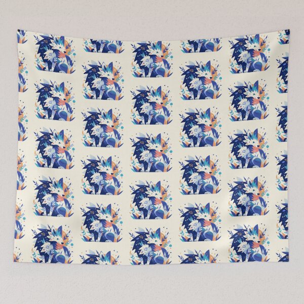 Item preview, Blue wolf spirit of the wild designed and sold by etherElric.