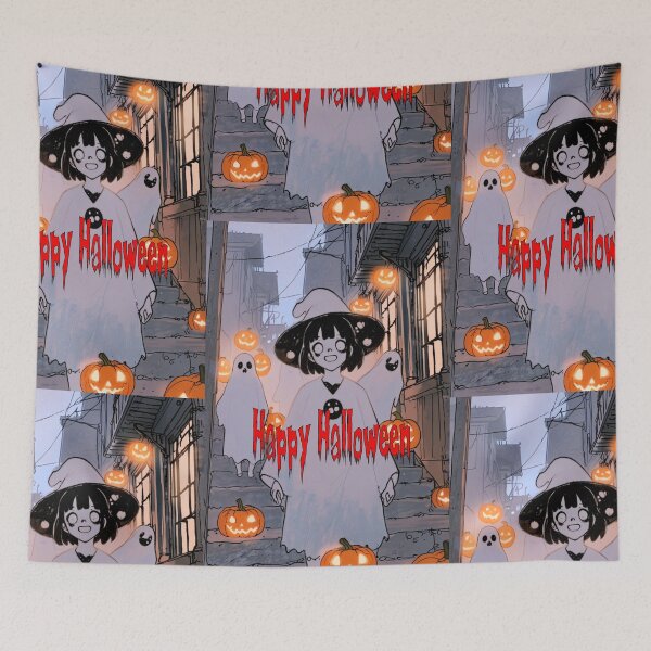 Item preview, Ghost Halloween Funny Lots of Pumpkin designed and sold by 1benjamah1136.