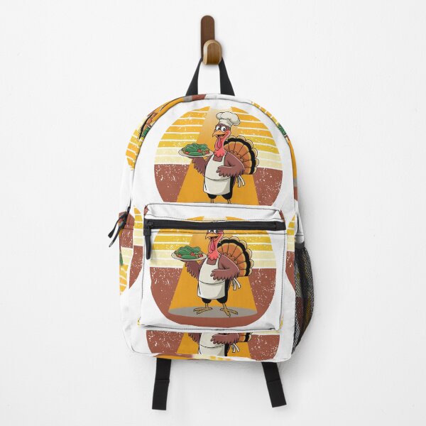 Item preview, Funny Thanksgiving Turkey cook and Green vegetarian Food designed and sold by KolorellaS.