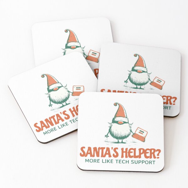 Item preview, Santa's Helper? More like tech support - Christmas Tech designed and sold by Circle-Cats.