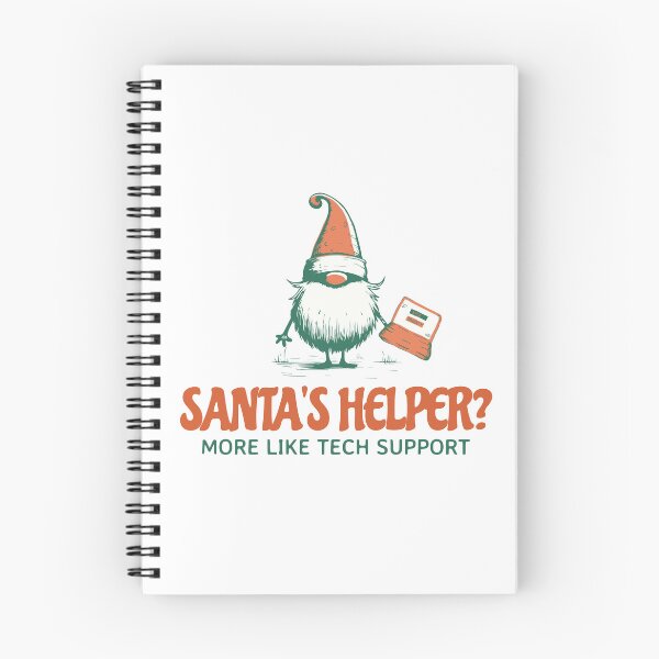 Item preview, Santa's Helper? More like tech support - Christmas Tech designed and sold by Circle-Cats.