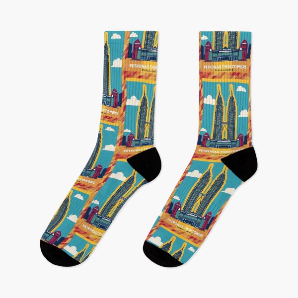 Item preview, Petronas Twin Towers Malaysia Vintage Travel Tourism designed and sold by TravelersGems.