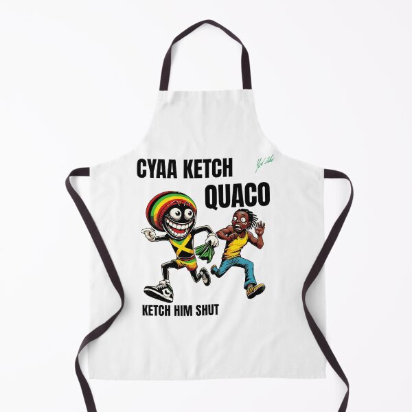 Item preview, Jamaican Inspirational Quote Design, "Cyaa ketch Quaco, ketch him shut" Jamaican Proverbs, Bold Jamaican Quote Caribbean Wisdom Quote Design designed and sold by KaribbeanPosse.