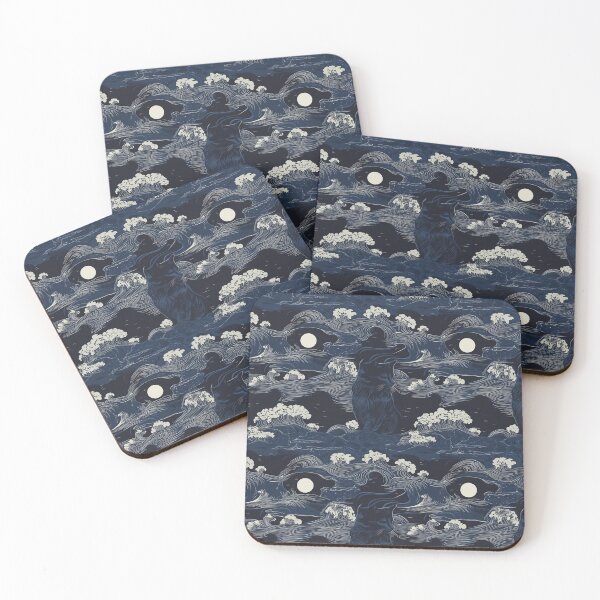 Item preview, cats with dark theme by watercolor designed and sold by Palmate-m.