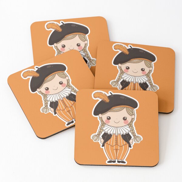Item preview, Sinterklaas Meisjes Piet Oranje Clipart designed and sold by Wennebabs.