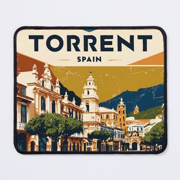 Item preview, Torrent Spain Vintage Travel Tourism designed and sold by TravelersGems.