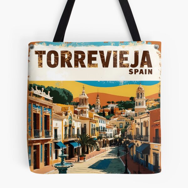 Item preview, Torrevieja Spain Vintage Travel Tourism designed and sold by TravelersGems.