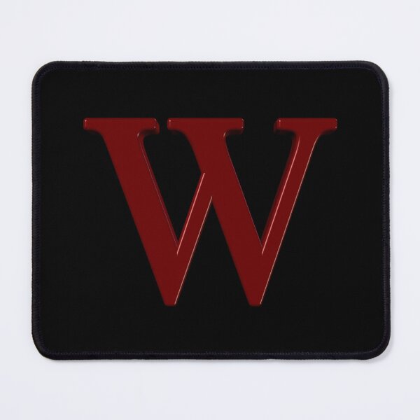 Item preview, The Letter W Dimensional Red designed and sold by Art in My Loft.