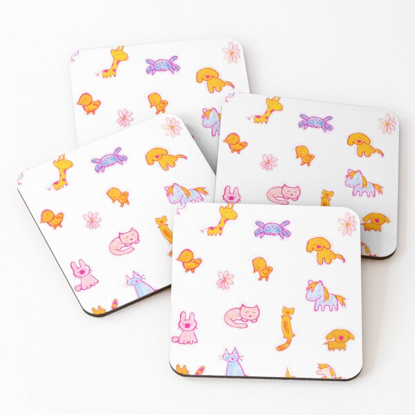 Item preview, Cute Animal Sticker Sheet designed and sold by solilokii.